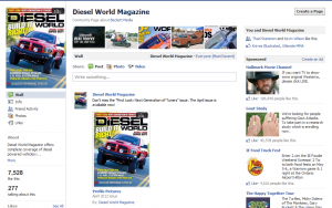 Diesel World Magazine Facebook page