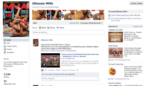 Ultimate MMA Facebook page